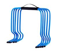 Homyl 5 Pièces Haies D'Agilité Obstacles Rapides Coordination Sport Polypropylène Léger Adapté Entraînement Rugby Volley Écoles Jeune, 50cm