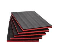 Homyl 5 Pièces Inserts de Boîte à Outils Feuilles Mousse EPE Réducteur D'Impact Organisateur de Valise Adapté à L'Électronique Bijoux Tableaux Modélisme, 40cmx33cmx5cm