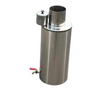 Homyl Accessoires pour Four, Réservoir d'eau, Pièces de Professionnelles, Interchangeables, Installation Facile, Cheminée, Bouilloire, 10cmx19cm