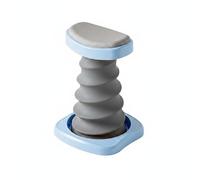 Homyl Appareil Push Up Support Equipement Domicile pour Musculation Dispositif d'Appui Stable Barre d'Entraînement Pompes Structure Soutien Vertical, Bleu, Bleu Ciel