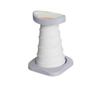 Homyl Appareil Push Up Support Equipement Domicile pour Musculation Dispositif d'Appui Stable Barre d'Entraînement Pompes Structure Soutien Vertical, Gris, Gris Brumeux Clair