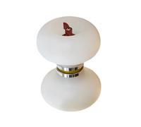 Homyl Arm Exerciser Appareil de Musculation Avant-Bras Renforcement Poignée Rotatif Résistance Réglable Acier Utilisation à La Maison Bureau, Blanc