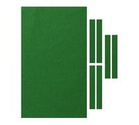 Homyl Bâche de Billard Tissu pour Table de Billard Couverture Remplaçable Accessoire Jeu Pool Revêtement Robuste Toucher Délicat Adaptée Aux Espaces Intérie, avec Tissu de Bordure