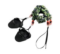 Homyl Bande de Résistance pour La Natation Cordon D'Entraînement Sèche Musculation Bras Natation Bande Élastique Latex Équipement de Musculation Transportab, Vert 30 LB