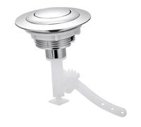 Homyl Bouton de Chasse D'eau Rond à Bouton Unique pour Les Toilettes - Installation Facile dans Le