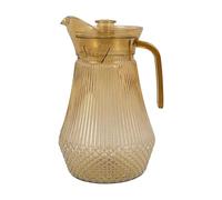 Homyl Carafe à Eau Incassable avec Poignée, Distributeur de Boissons, Pichet à pour Hôtels, Cafés et Particuliers, Café Stripe 1500 Ml