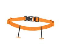 Homyl Ceinture de Dossard Triathlon Élastique Ceinture Numéro Running Polyvalente Réglable Fixation Rapide Polyester Adaptée pour Adultes Course Cyclisme Ma, Orange