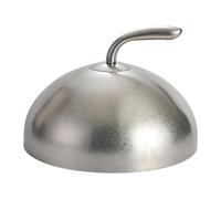 Homyl Couvercle En Acier Inoxydable pour de Service, Assiette Creuse, Couvercle Multifonction Réutilisable pour Fêtes, Anniversaires, Mariages et Autr, Design rétro 15 cm