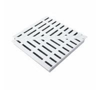 Homyl de Drain Piscine Embout Angle Grille Évacuation Antidérapant Pose Rapide Plastique Jonction Directe Raccordement Adapté aux Infrastructures Sportives Maisons, Longueur De Raccordement 18cm