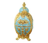 Homyl Distributeur de -dents Récipient à -dents Boîte de Rangement Organisateur Élégant Bouton Pratique En Pp Motif Décoratif Adapté à Cuisine Salon, Bleu