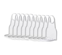 Homyl Foldable Liquid Holder Plateau pour Liquide Lessive Support Pliable Anti-Renversement Organisateur Détachable pour Bouteille de Savon Adapté à Rangeme, 10 Morceaux
