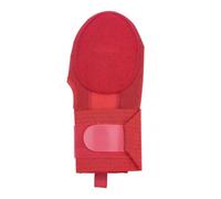 Homyl Gant de Protection Sliding Mitten Doigt Ouvert Renforcé Ajustable avec Fermeture pour Main Paume Amorti Convient pour Baseball Softball Entraînement Sports Collectifs, Rouge, Main Droite