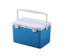 Homyl Glacière Rigide Isotherme Conteneur Boîte Coffre avec Couvercle à Charnières Joint d'Étanchéité Loquet Verrou et 8 Accumulateurs Matériaux Adaptée aux, Bleu, 22L