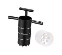 Homyl Golf Digger Outil Coupe-trou Portable avec Cup Poignée Détachable En Acier Résistant Installation Facile Fonctionnalité Complète Adapté à L'Entraîneme, 6 Pouces Multi Hole