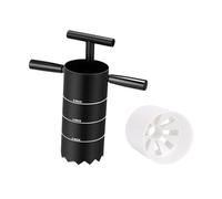 Homyl Golf Digger Outil Coupe-trou Portable avec Cup Poignée Détachable En Acier Résistant Installation Facile Fonctionnalité Complète Adapté à L'Entraîneme, 4 Pouces Multi Hole