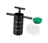 Homyl Golf Hole Digger Ensemble Détachable Coupe-trou Portable Poignée Amovible Accessoire Professionnel Fabriqué En Acier Carbone Résistant Adapté Au, 6 Pouces Multi Hole