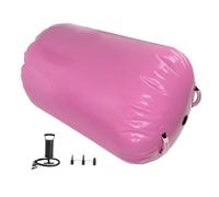 Homyl Gymnastics Barrel Rouleau de Gymnastique Gonflable Cylindre en PVC avec Pompe Intégrée Facile à Utiliser pour Adultes Femmes Apprentissage Back Handsp, 80 Cm X 100 Cm