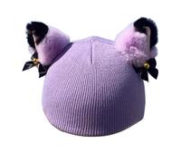Homyl Housse de Casque de Ski avec Oreilles de Chat, Housse de Casque de Snowboard, Chaude et Confortable, Accessoires de Casque pour Enfants et Adultes Sports d'hiver, Sports Extérieurs, Cyclisme