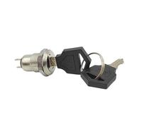 Homyl Interrupteur à Clé électronique avec 2 Clés, Interrupteur d'alimentation de Sécurité, Serrure Téléphonique en Métal