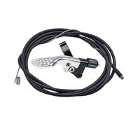 Homyl Levier de Réglage de Tige de Selle Télescopique, Commande à Distance, Accessoire en Aluminium pour Vélo de Randonnée, Compatible avec Les Guidons de 2, Mèche