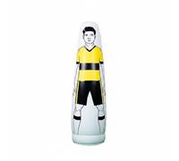 Homyl Mannequin d'Entraînement Foot Opposant Figure Gonflable Accessoire PVC Pratique Compact pour Coaching Football Entraînements d'Équipe Éducation Physique, Jaune, 205 Cm