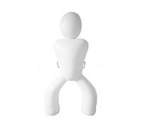 Homyl Mannequin Gonflable Soccer Dummy Figure de Muraille d'Entraînement Simulateur d'Attaque Structure PVC pour Affiner Les Compétences Football Adapté aux Exercices sur Pelouse Cours Collectifs