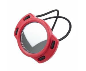 Homyl Miroir de Plongée Miroir Rétractable Miroir pour Plongeur Miroir Convexe Accessoire Professionnel et Verre avec Fixation au Gilet et au Poignet pour , Rouge