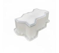 Homyl Moule Pavé Aménagement Jardin Allée Polypropylène Création Chemin Décoratif Utilisation DIY Adapté au Bricolage Extérieur Chemins de Jardin Patio, Trois Vagues, 22x11x8cm