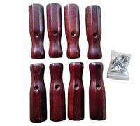 Homyl Poignée -Foot Bois Accessoire Bâton Résistant Pose Rapide Utilisation Adaptée aux Parties Compétition et Entretien de Table Football à Domicile, Wine Red