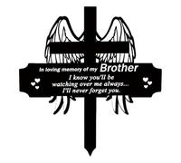 Homyl Poteau de Plaque Commémorative pour Cimetière, Destiné Aux Pelouses