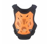 Homyl Protecteur de Poitrine Motocyclette Gilet Antichoc avec Sangles Ajustables Ventilée Adapté pour Adeptes Loisir Outdoor Parcours Naturels , Orange , M/L