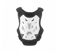 Homyl Protecteur de Poitrine Motocyclette Gilet Antichoc avec Sangles Ajustables Ventilée Adapté pour Adeptes Loisir Outdoor Parcours Naturels , Blanc , M/L