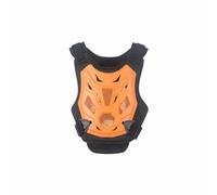 Homyl Protecteur de Poitrine Motocyclette Gilet Antichoc avec Sangles Ajustables Ventilée Adapté pour Adeptes Loisir Outdoor Parcours Naturels , Orange , XL/2XL