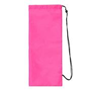 Homyl Racket Pochette Badminton Organisateur Sac Housse Plaid Fermeture Cordon Anti-poussière Portable Léger Convient Aux Joueurs Hommes Femmes Entraînement, Rose Rouge 63x23cm