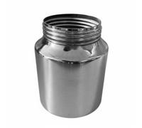 Homyl Récipient Pulvérisateur de Peinture Réservoir Buse Contenant Accessoire Remplaçable Compatibilité Universelle Adapté à Bricolage Peinture Artisanat, 800ML, Aluminum Alloy Pot