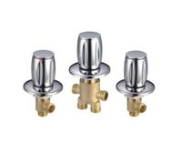 Homyl Robinet Assemblage pour Salle de Bain Doté d'Un Interrupteur Cylindrique Compact Connexion Filetée Bride Décorative Fonctionnalité Polyvalente, Tambour SY-1016