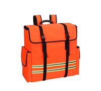 Homyl Sac à Dos Lance Incendie Sac Équipement Extinction Portable Grande Capacité Tissu Oxford Imperméable Bandes Réfléchissantes Adapté Aux Opérations de S, Orange
