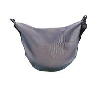 Homyl Sac de Basketball Bandoulière Réglable Sac Filet de Rangement Sportif Organisateur Mesh Pratique Léger Conçu pour Ventilation Optimale Adapté Aux Élèv, Gris