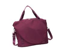 Homyl Sac de Raquette de Badminton Porte-Raquettes de Tennis Stockage Spacieux Séparation Humide/sèche Sangle Ajustable Polyester Facile à Nettoyer Pratique, Rouge