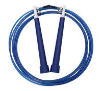 Homyl Speed Jump Rope Corde à Sauter Entraînement Professionnel Légère Fil Acier Poignée Ergonomique Système Rotation 360 Degrés Adaptée Exercices Cardio Ma, Bleu