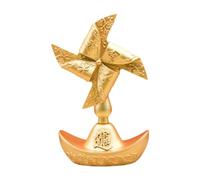 Homyl Statue de Moulin à Vent En Lingots, Décoration de Table Chinoise pour Bureau,