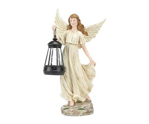 Homyl Statuette Solaire de Jardin pour Terrasse Ou Balcon, Maman