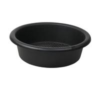 Homyl Tamis de Jardin, Tamis Rond, Nettoyeur de Terre, Tamis, Tamis Fin Portable en PP Léger pour Un Filtrage Efficace des Pots de Fleurs, des Plates-Bandes, Noir