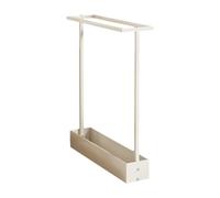 Homyl Tennis Racket Stand Support Métal Organisateur Accessoires Sportifs Présentoir Raquettes Tenis Structure Anticorrosion Fonction Stockage, Blanc