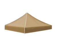 Homyl Tente Polyester Pliable Toit Abri Extérieur Canopée Remplacement Fonction Drainage Convient pour Jardin Terrasse Détente Taille, Gris-Brun