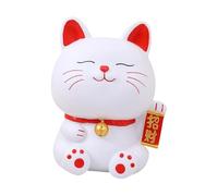 Homyl Tirelire Chat, Figurine de Collection En Vinyle pour étagère, Cheminée Ou