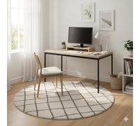 HOMYLIN Table de bureau rectangulaire en bois pour salle de conférence, bureau, appartement, 150 cm, gris