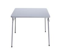 HOMYLIN Table de camping pliante, table d'extérieur minimaliste, cadre en métal robuste, installation de pique-nique portable pour aventures en plein air, gris