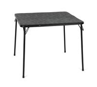 HOMYLIN Table de camping pliante, table d'extérieur minimaliste, cadre en métal robuste, installation de pique-nique portable pour aventures en plein air, noir