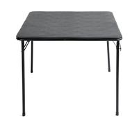HOMYLIN Table pliante portable, sans assemblage, idéale pour jouer, camping, pique-nique, fête, 86 x 86 x 71 cm, noir